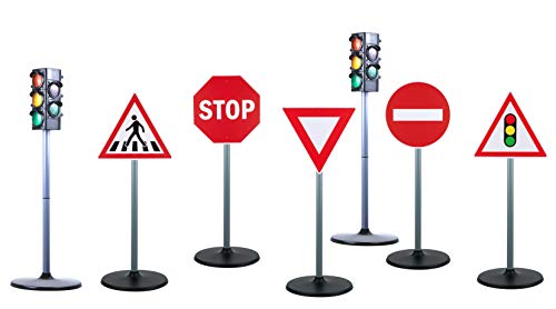 MMP Living Toy Traffic Light & Crosswalk Signal (Deluxe Set)