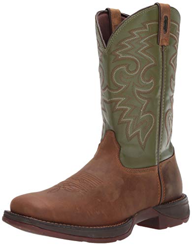 Durango Men's Rebel DB5416 Western Boot,Coffee/Cactus,12 M US