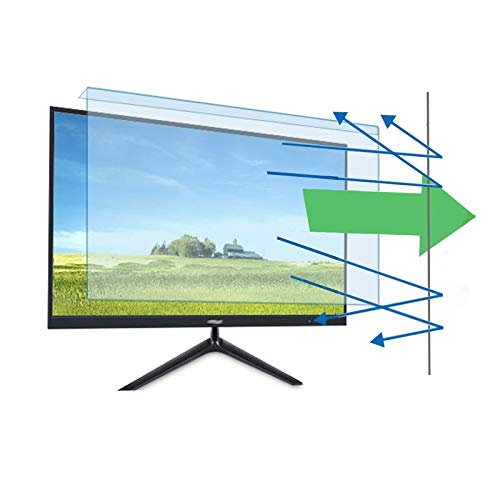 32 inch VIUAUAX Anti-Blue Light Monitor - TV Screen Protector and Damage Protection Panel (W 28.74'*H17.32') Eye Protection Blue Light Protector Blocks Reduce Eye Fatigue and Eye Strain for 32” LCD, LED, OLED & QLED 4K HDTV