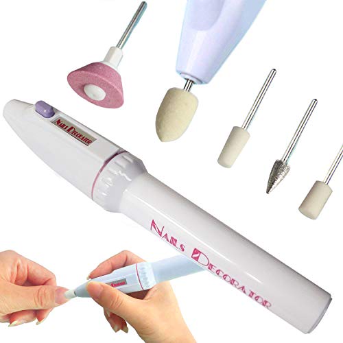Electric Manicure Set, Nail Drill File Grinder Grooming Kit Includes Callus Remover Set, Nail Buffer Polisher, Personal Manicure and Pedicure Kit