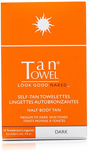 Tan Towel Half Body Tan Dark, 0.25 fl. oz.