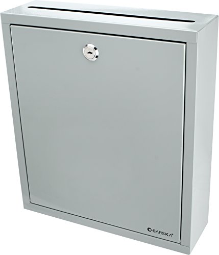 Barska CB12712 Large Multi-Purpose Drop Suggestion Mail Box,Grey