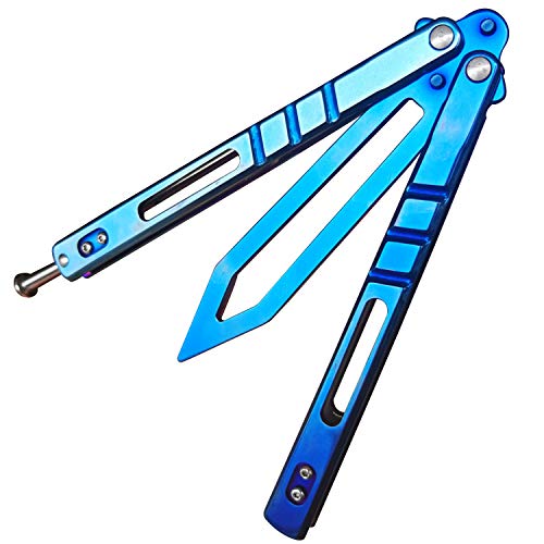 MARCOLO Trainer with Sure Spring Latch for Training and Practice 100% Safety Strong and Durable Full Stainless Steel for CS GO Training (Blue)