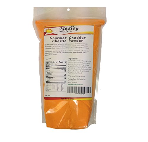 Gourmet Cheddar Cheese Powder 1.5 lbs by Medley Hills Farm