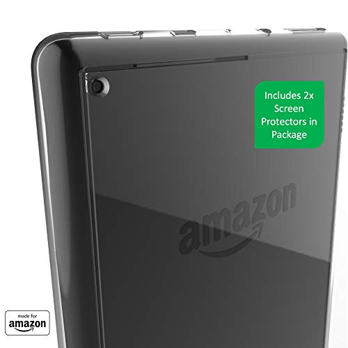 All New, Made For Amazon Clear Case with Screen Protector for Fire HD 8 Tablet (10th Generation, 2020 Release)