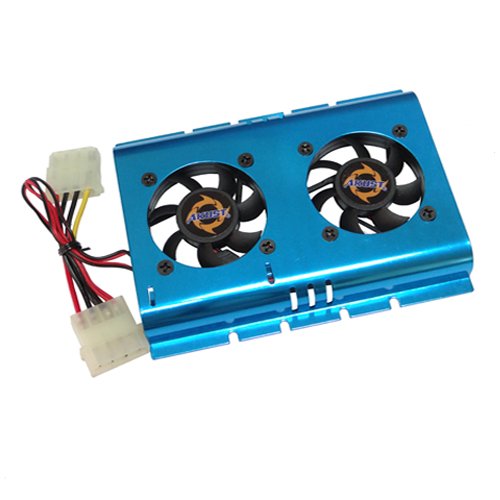 Akust 3.5 Inch Hard Disk Drive HDD Cooling Fan Blue