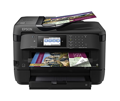 Epson WorkForce WF-7720 Wireless Wide-format Color Inkjet Printer with Copy, Scan, Fax, Wi-Fi Direct and Ethernet, Amazon Dash Replenishment Ready