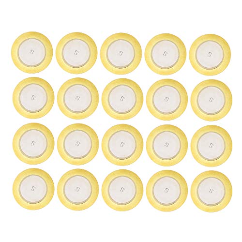 uxcell 20 Pcs Piezo Discs 27mm Acoustic Pickup Transducer Microphone Trigger Buzzer CBG Guitar