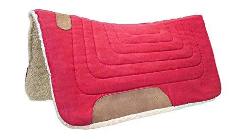 Tahoe Tack Western Canvas Contoured Wool Felt Extra Comfort Saddle Pad