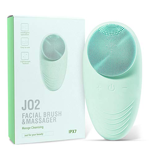 TOPNaturePlus Facial Cleansing Brush, Waterproof Face Brush, Face Portable Scrubber Massager for Blackhead Removing, Skin Care, and Deep Cleaning