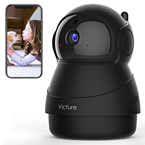 Victure 1080P Pet Camera with WiFi IP Camera Indoor Security Camera Motion Detection Night Vision Home Surveillance Baby Elder Monitor with 2 Way Audio iOS/Android