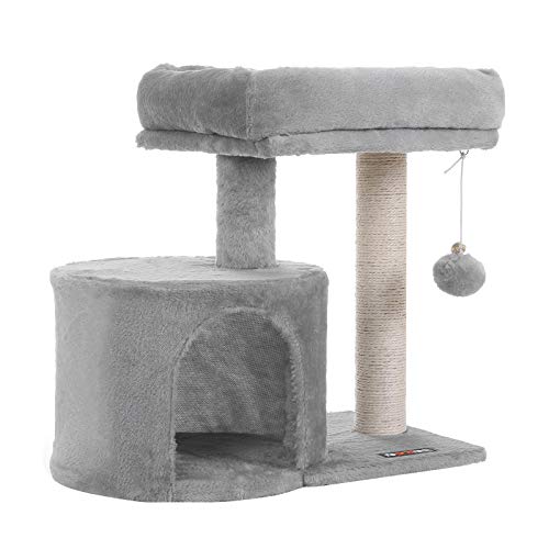 FEANDREA Cat Tree Tower Condo Scratching Posts for Kitten UPCT50W
