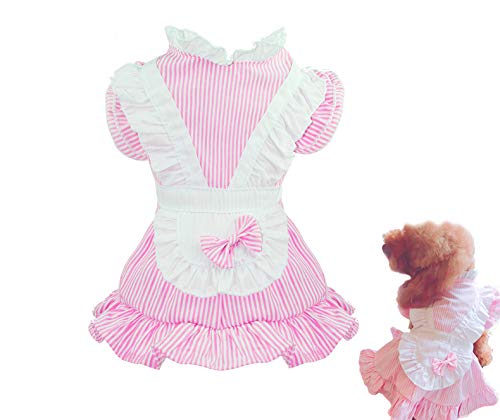 Puppy Face Dog Tutu Dress Girl Puppy Clothes for Small Medium Dog Outfit Cat Apparel Pet Dresses for Dogs