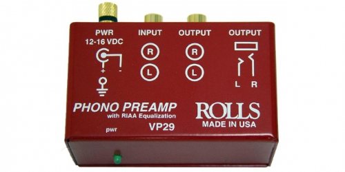 rolls Phono Preamp, Red (VP29)