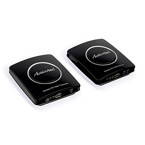 Actiontec ScreenBeam Wireless HD Transmitter & Receiver Extender Kit - Wirelessly Connect HDMI-Enabled Media Device to HDTV or Projector Screen, Full HD 1080P, 5GHz, 150 Foot Range, (MWTV2KIT01)