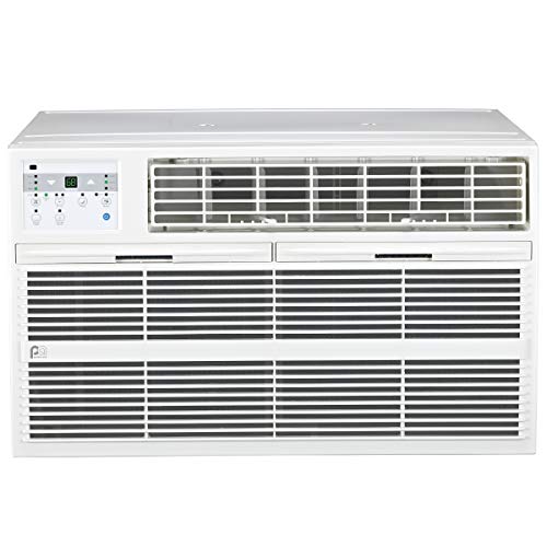 PerfectAire 12,000 BTU Through The Wall Heat/Cool Air Conditioner with Remote Control, 230V, White