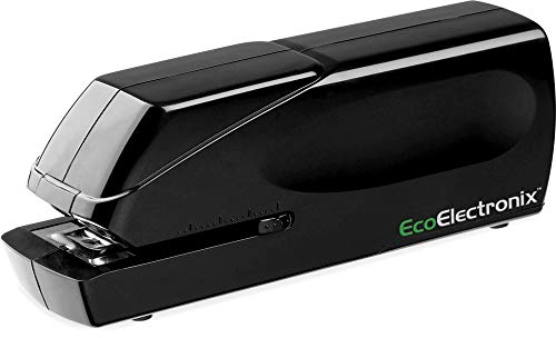 EX-25 Automatic Heavy Duty Electric Stapler - Includes Staples Power Cable & Lifetime Coverage by EcoElectronix - Jam-Free 25 Sheet Full Strip Staple Capacity for Professional and Home Office Use