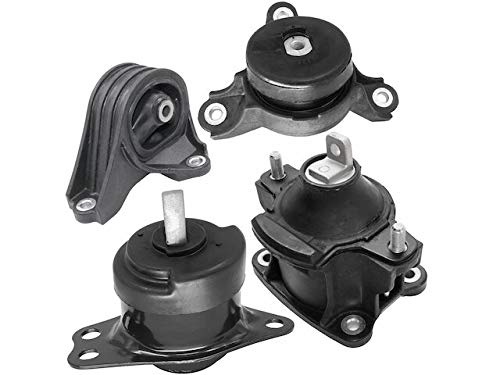Engine and Automatic Transmission Mount 4 Piece Kit - Compatible with 2013-2016 Honda Accord 2.4L 4-Cylinder