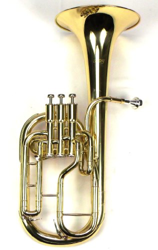 Intermediate Monel Pistons Alto Horn w/Case & Mouthpiece-Gold Lacquer Finish