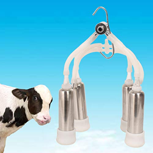 Yuxiale Electric Piston Cow Milking Cup Machine Accessary Parts with Adjustable Suction Milk Tray for Small Farm Livestock and Poultry Supplies