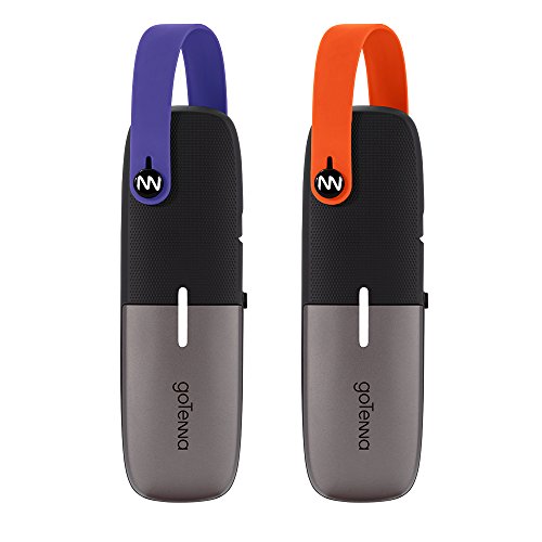 goTenna Mesh |Two Off-Grid SMS & GPS Devices That Pair with Any Phone |Chat, Send Texts & Location Information Without Cell Service or Wi-Fi |24-Hour Battery |Works with Android & iOS |Purple/Orange