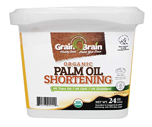 Grain Brain Organic Palm oil shortening 24 oz