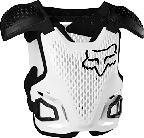 Fox Racing R3 Roost Guard, White, Large-X-Large