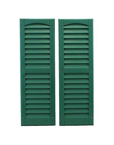 OUTDOOR PLAY AND STORAGE SHED SHUTTERS - 9'X36' (Green)