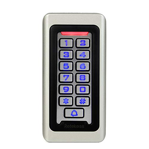 Retekess T-AC03 Security Access Control Keypad,RFID Keypad,Door Access Control,Stand-Alone Keypad,2000 Users,Wiegand 26-bit,Support Proximity RFID Card