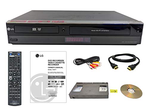 LG VHS to DVD Recorder VCR Combo w/ Remote, HDMI