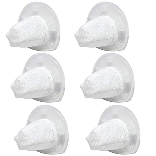 6 Pack Replacement Filter for Black & Decker Power Tools VF110 Dustbuster Cordless Vacuum CHV1410L CHV9610 CHV1210 CHV1510 CHV1410L32 HHVI315JO32 HHVI315JO42 HHVI320JR02 HHVI325JR22 90558113-01