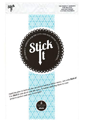 Stick It Large Size die-Cut Adhesive (5 Sheet Pack - 8' x 12')