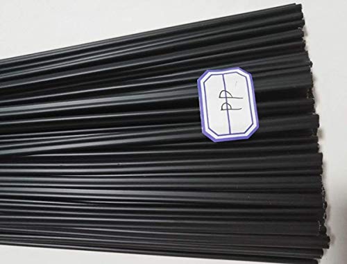 Plastic Welding Rods Bumper Repair ABS/PP/PVC/PE Welding Sticks Welding Soldering Supplies 20 Inch Length (20PCS BLACK PP) …