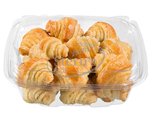 12 Bite Size Pastries | Freshly Baked Croissants | Rugelach Pastries | Breakfast Pastry or Snack | Coffee Snack | Office Snack | Preservative Free & No Coloring Added | 8 oz-Stern’s Bakery