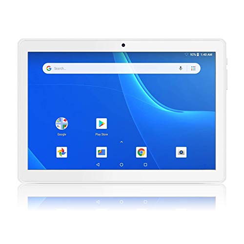 Android Tablet 10 Inch, 5G WiFi Tablet, 16 GB Storage, Google Certified, Android 8.1 Go, Dual Camera, Bluetooth, GPS - Silver