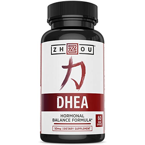DHEA 50 mg Supplement - Hormonal Balance Formula For Women & Men - Healthy Aging Support - Non-GMO Vegetarian Formula - 60 Veggie Capsules
