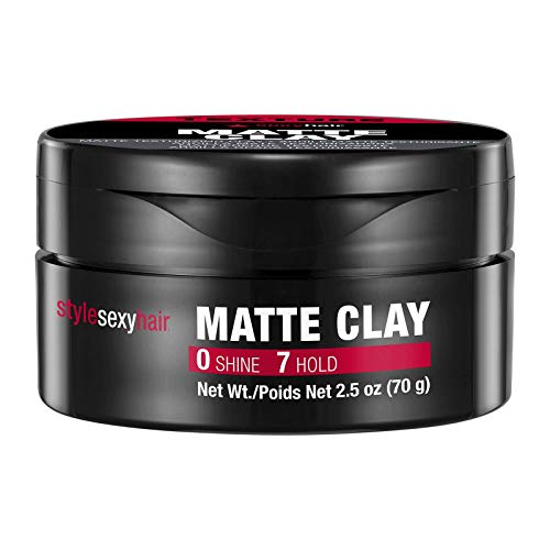 SexyHair Style Texturizing Matte Clay, 2.5 oz