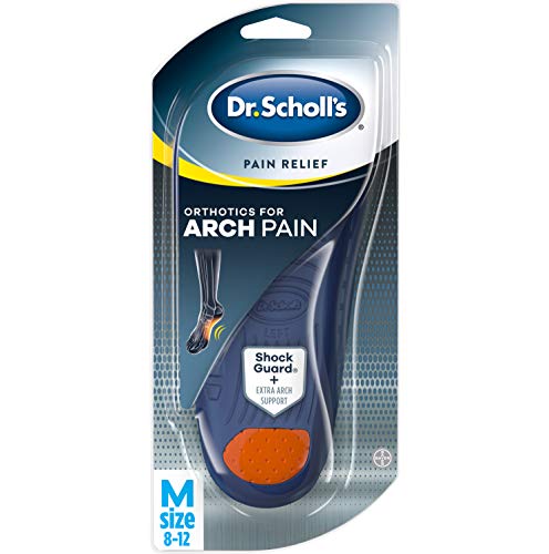 Dr. Scholl's ARCH Pain Relief Orthotics // Arch Support Inserts Clinically Proven to Provide Immediate and All-Day Relief of Arch Pain (for Men's 8-12, also available for Women's 6-10)