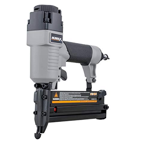 NuMax S2-118G2 Pneumatic 2-in-1 18-Gauge 2' Brad Nailer and Stapler Ergonomic and Lightweight Combo Brad and Staple Gun with Tool-Free Finger Depth Adjust