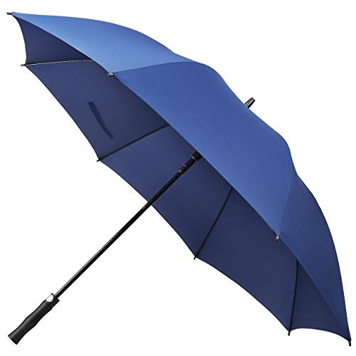 UROPHYLLA Golf Umbrella Windproof Large Rain Umbrella, Auto Open Oversize 62 Inch Stick Umbrella 8 Ribs Umbrella for Men and Women