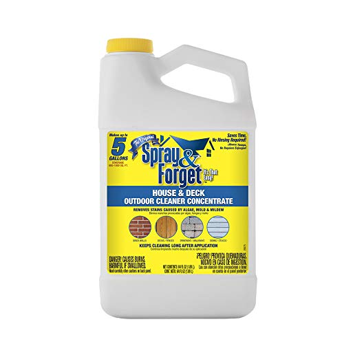 Spray & Forget SFDCH04 House & Deck Outdoor Cleaner Concentrate, 64 oz, White