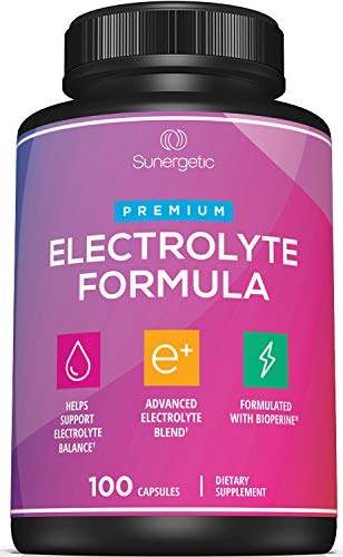 Premium Electrolyte Capsules – Support for Keto, Low Carb, Rehydration & Recovery - Electrolyte Replacement Capsules – Includes Electrolyte Salts, Magnesium, Sodium, Potassium – 100 Capsules