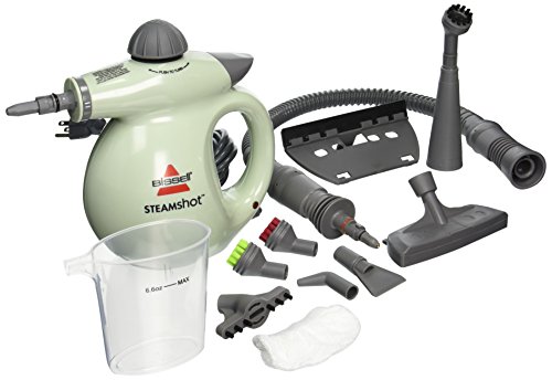 BISSELL 39N7A/39N71 Steam Shot Deluxe Hard-Surface Cleaner, Light Green