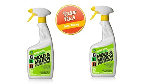 CLR PB-CMM-6 Mold and Mildew Stain Remover, 32 oz. Spray Bottle(Pack of 2)