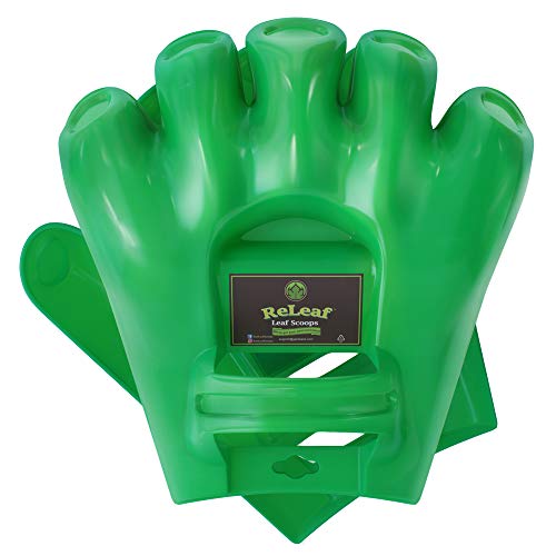 GARDEASE Leaf Scoops | Hand Rake Grabber Tool | Scoop Leaves Easily | Garden & Yard Pickup | Gorilla Leaf Claws | XLarge Ergonomic Hands Design | 1 Pair