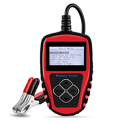 [Upgraded Version] Roadi 3 in 1 auto Battery Tester, Alternator& Starter Tester Compatible for 12V Domestic & Imported Car/Truck - Accurate Test with Professional User Manual & Protective case.