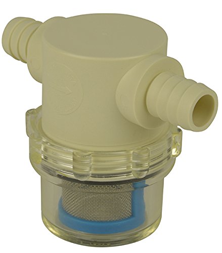1/2' Hose Barb in-Line Strainer with 50 mesh Stainless Steel Filter Screen