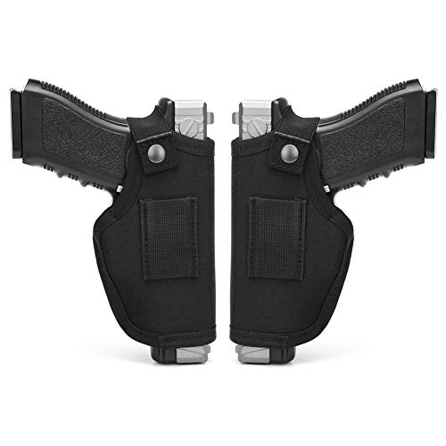 Fomissky Gun Holster Concealed Carry Holster 2 Pack, Waistband Airsoft Pistol Hoslster Accessories for Right and Left Handed