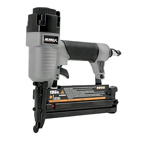 NuMax SL31 Pneumatic 3-in-1 16-Gauge and 18-Gauge 2' Finish Nailer and Stapler Ergonomic and Lightweight Nail Gun with No Mar Tip for Finish Nails, Brad Nails, and Staples