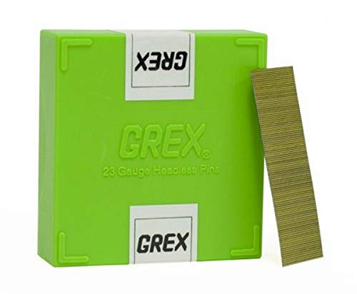 GREX P6/25L 23-Gauge 1-Inch Length Headless Pins, 10,000 per Box